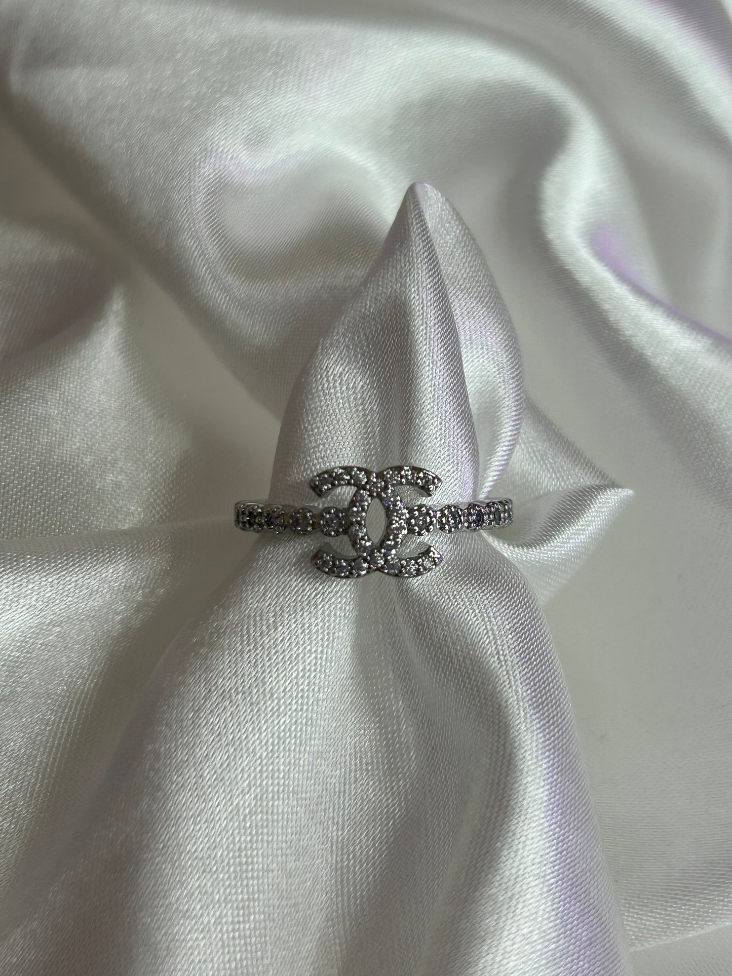 silver “coco” ring