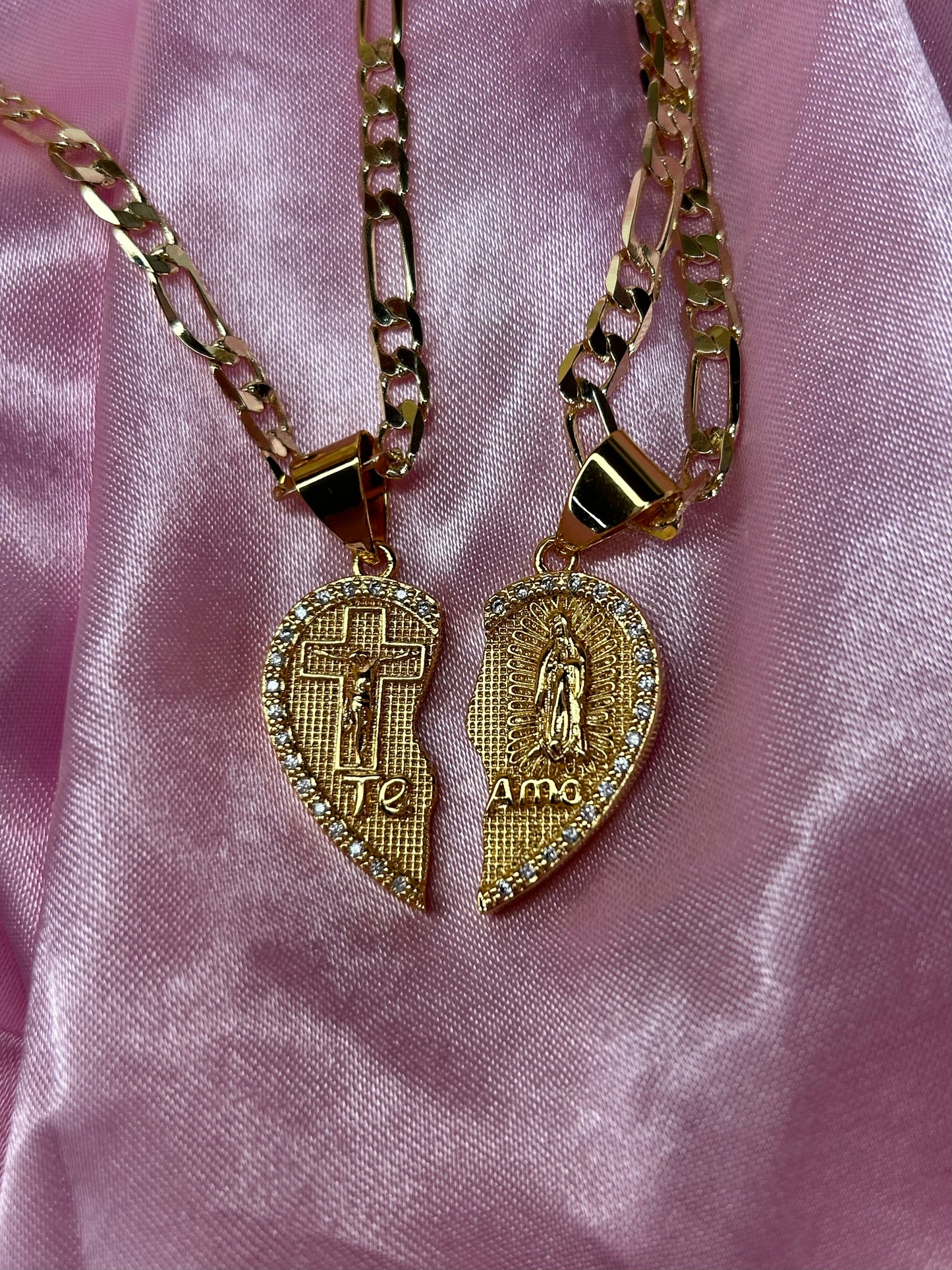 te amo virgen n san judas heart set🩷