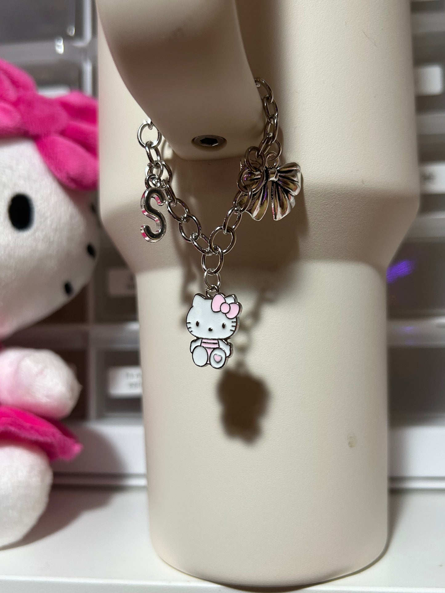 Stanley silver charm bracelet