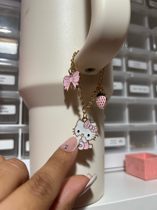 Stanley gold charm bracelet