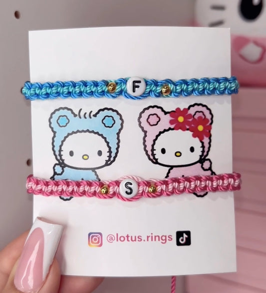 dear daniel n hello kitty bracelet set