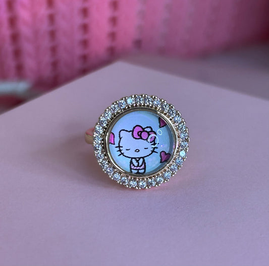 pretty in blue hk ring