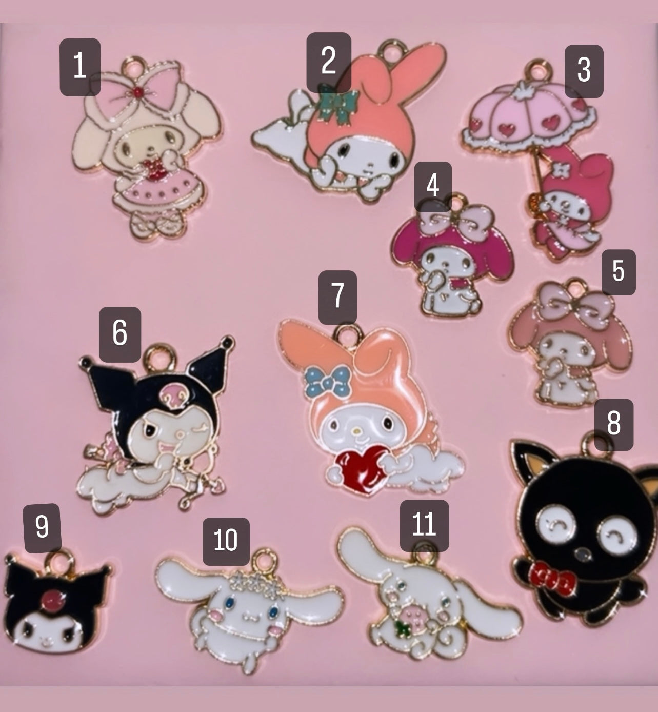 gold charms