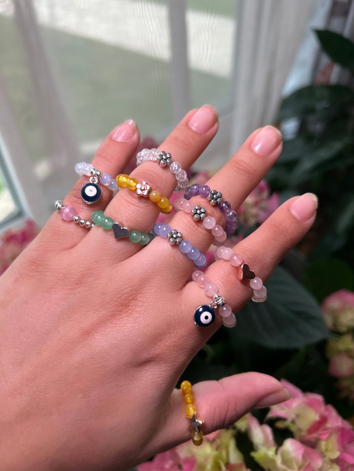 Beaded Rings