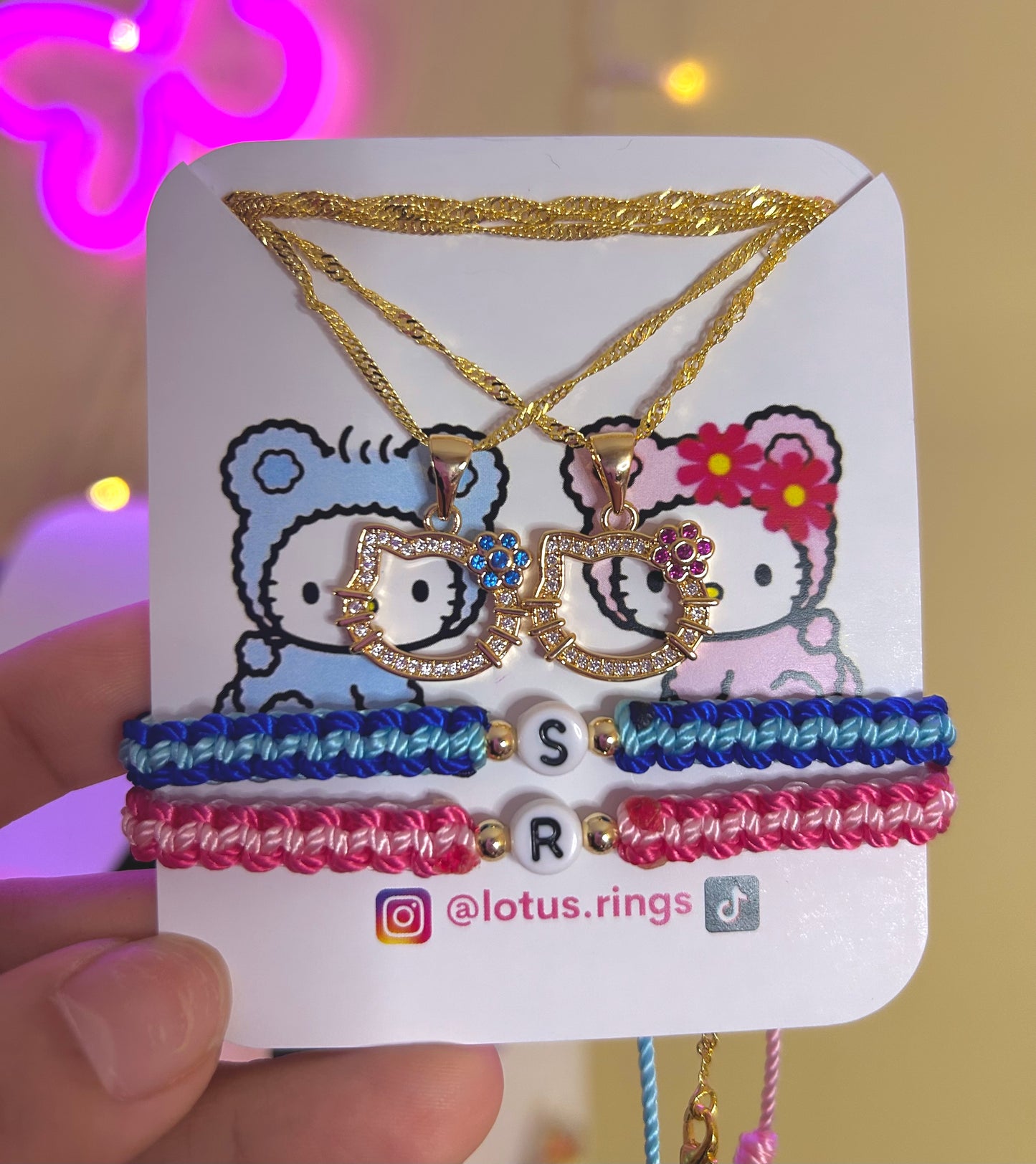 hk matching sets bracelets and necklace BUNDLE