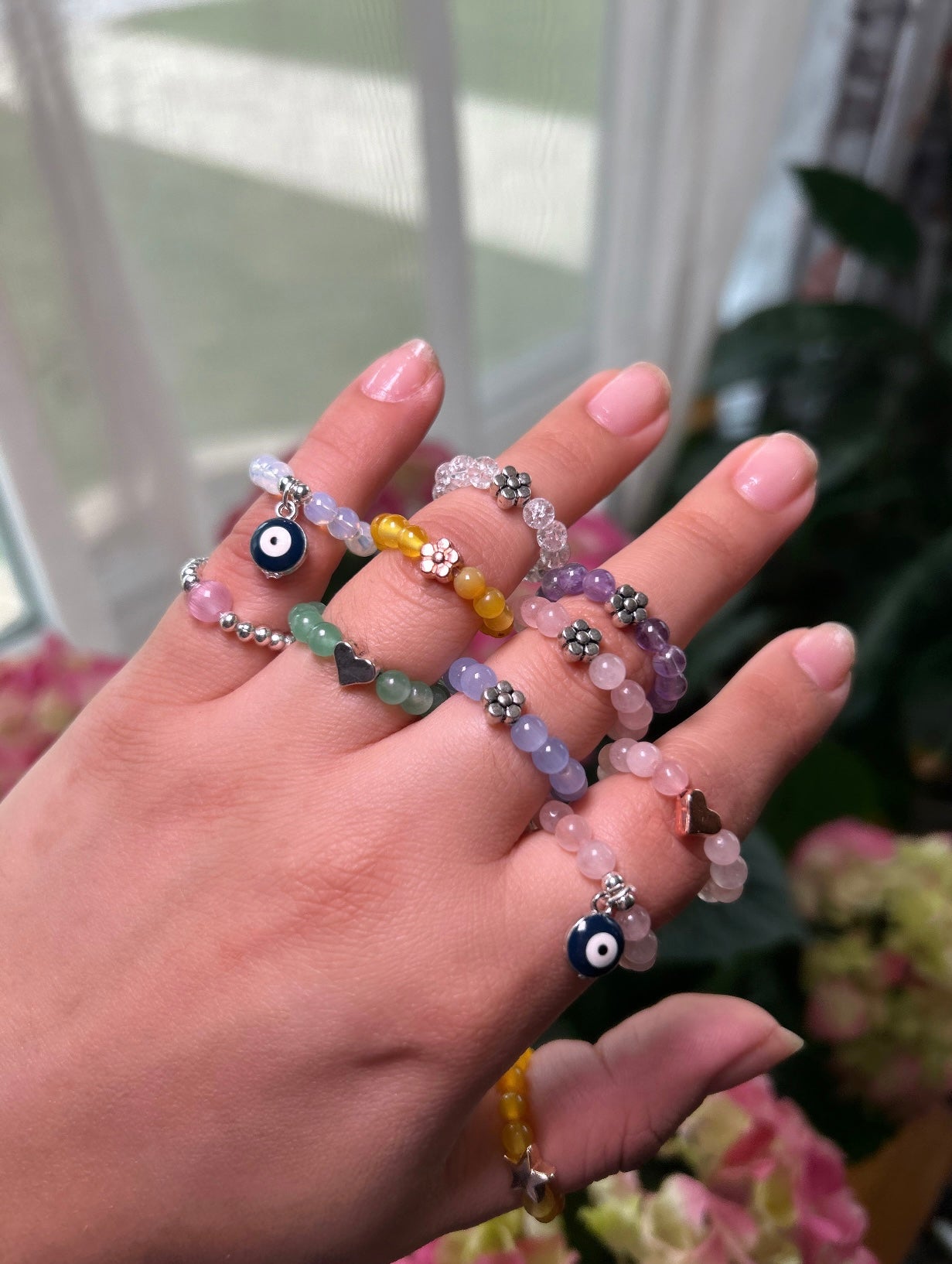 Beaded Rings