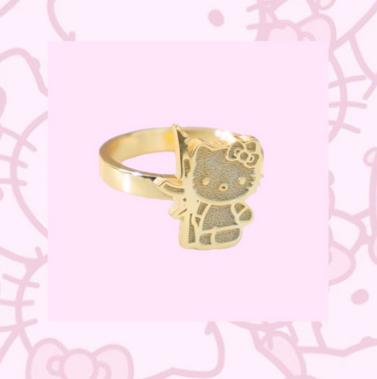 Hello kitty AK ring
