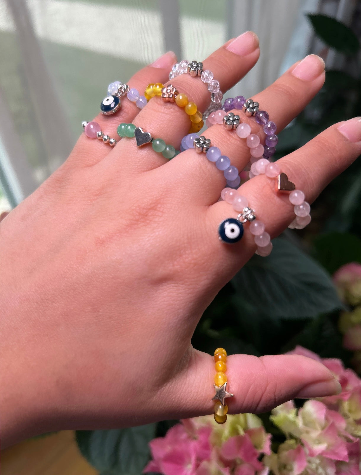 Beaded Rings