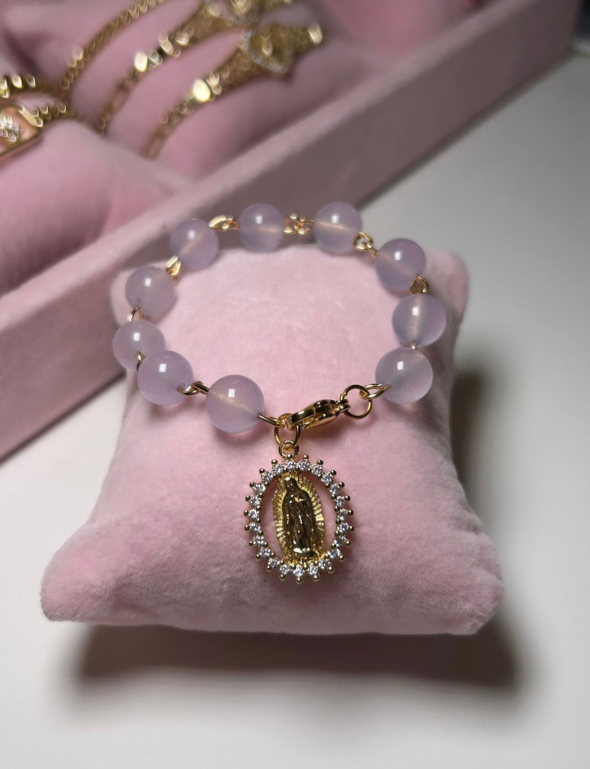 Virgencita Lavender charm