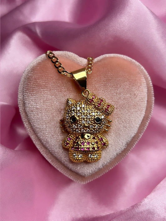 iced out hk necklace