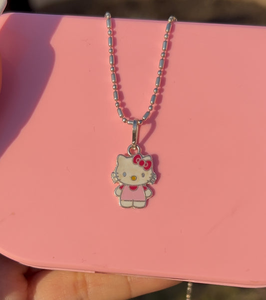 Silver 925 Hello kitty Necklace