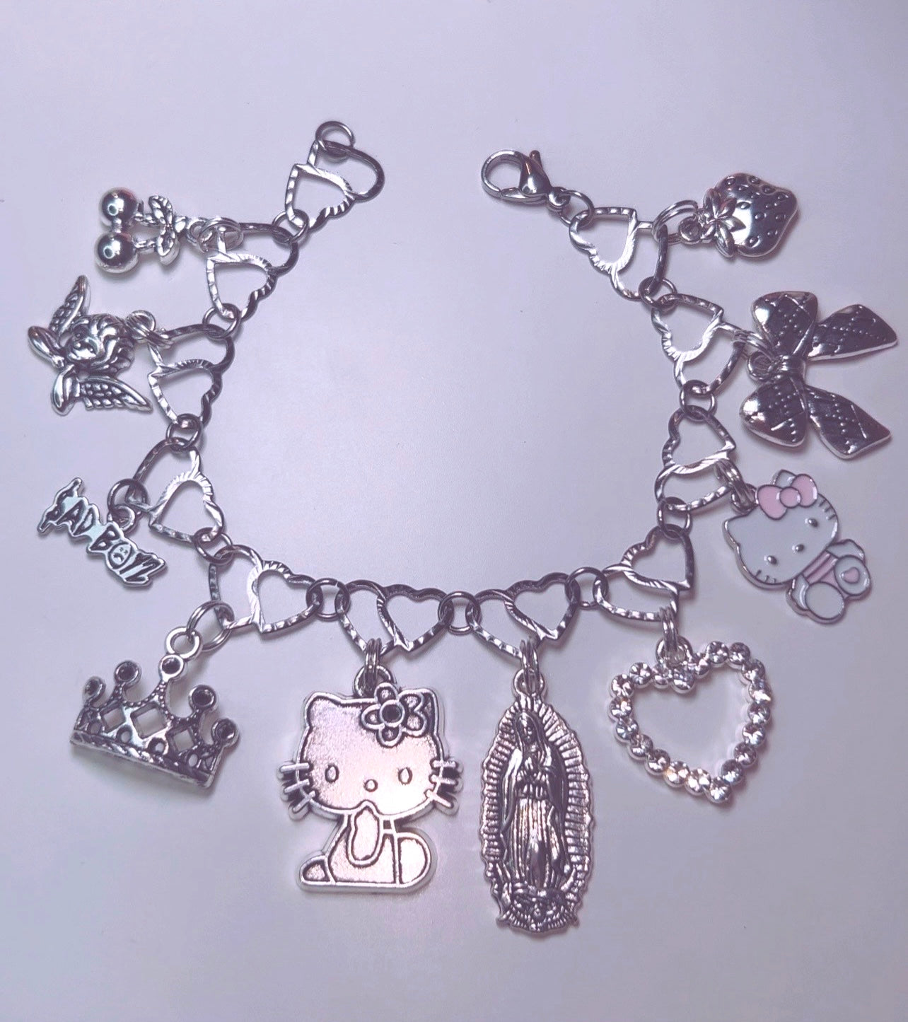 Junior H Sadboyz X Hello kitty Charm bracelet