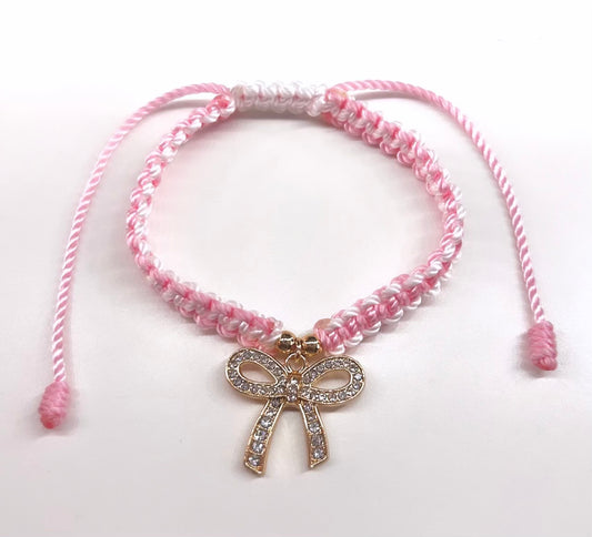 coquette string bracelet 🎀