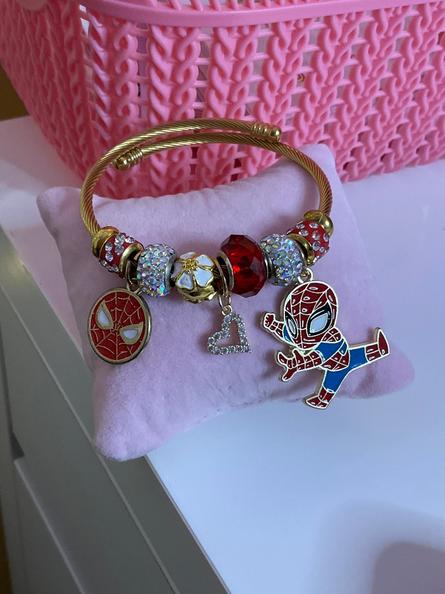 Spider-Man charm bracelet