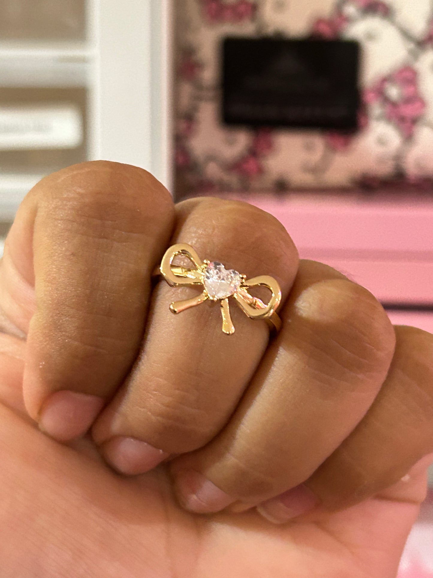 sparkly bow ring🎀