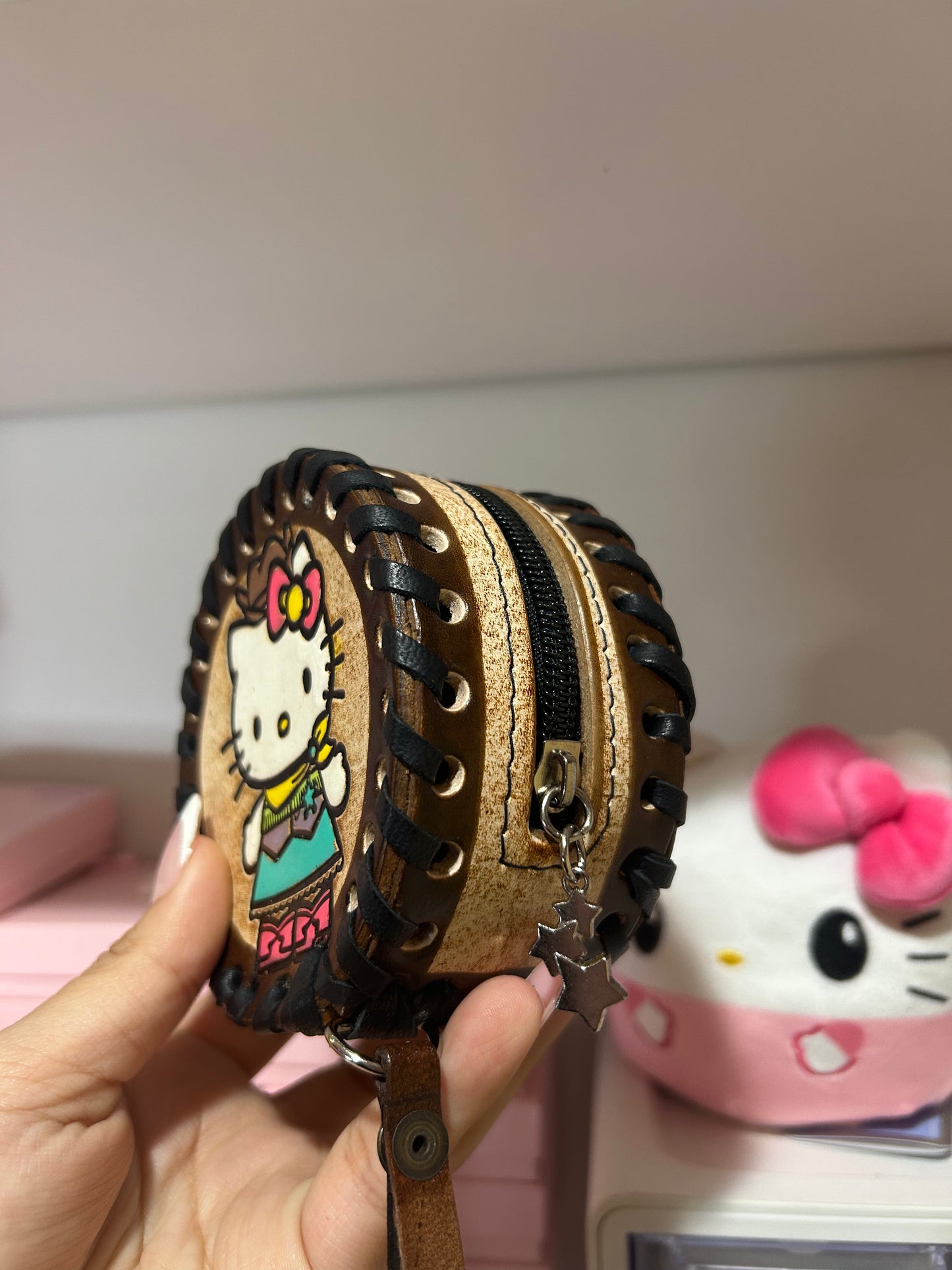 Leather Hello Kitty Coin purse