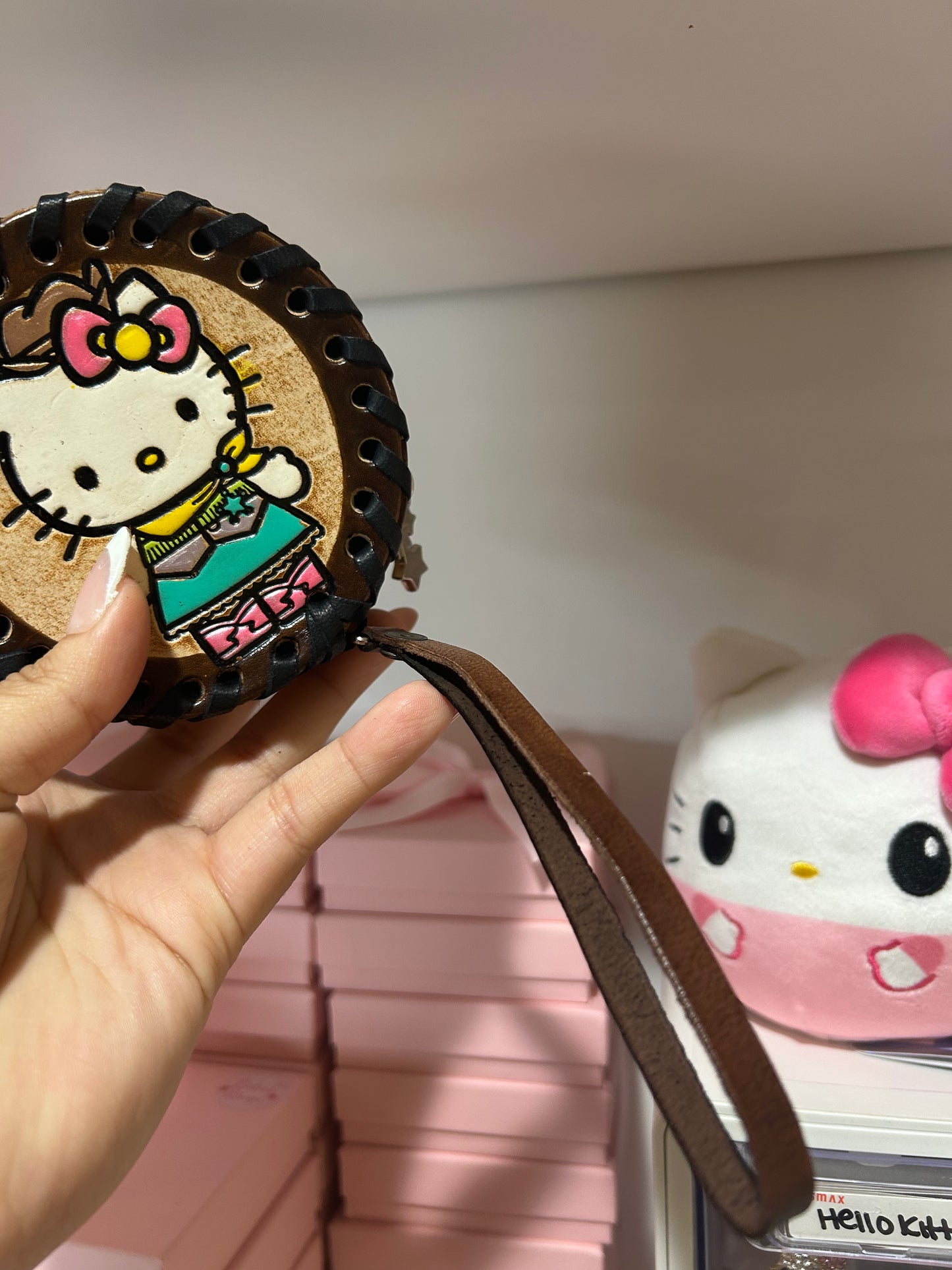 Leather Hello Kitty Coin purse