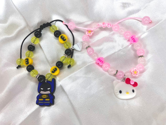 batman and hk matching bracelets