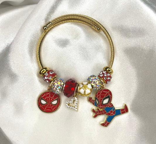 luv spidey charm bracelet